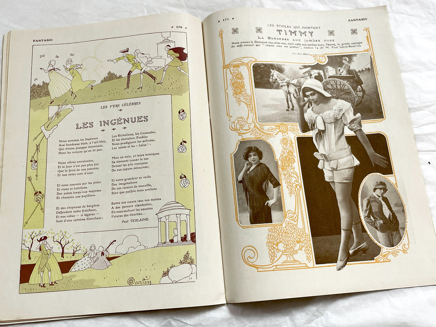 1910s - French magazine "Fantasio" with articles, photos, advertising, etc. - 36 pages - Without cover pages