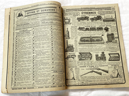 1920s – French Magazine - Le Chasseur Français - French vintage illustrated lifestyle & advertising publication