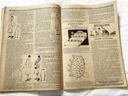 1920s – French Magazine - Le Chasseur Français - French vintage illustrated lifestyle & advertising publication