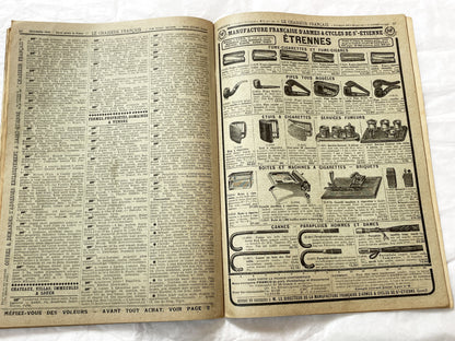 1920s – French Magazine - Le Chasseur Français - French vintage illustrated lifestyle & advertising publication