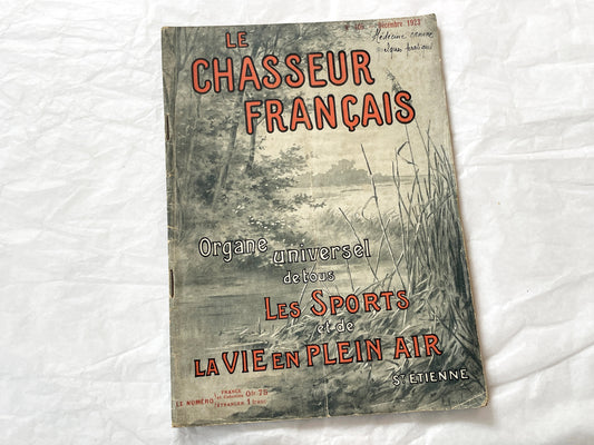 1920s – French Magazine - Le Chasseur Français - French vintage illustrated lifestyle & advertising publication