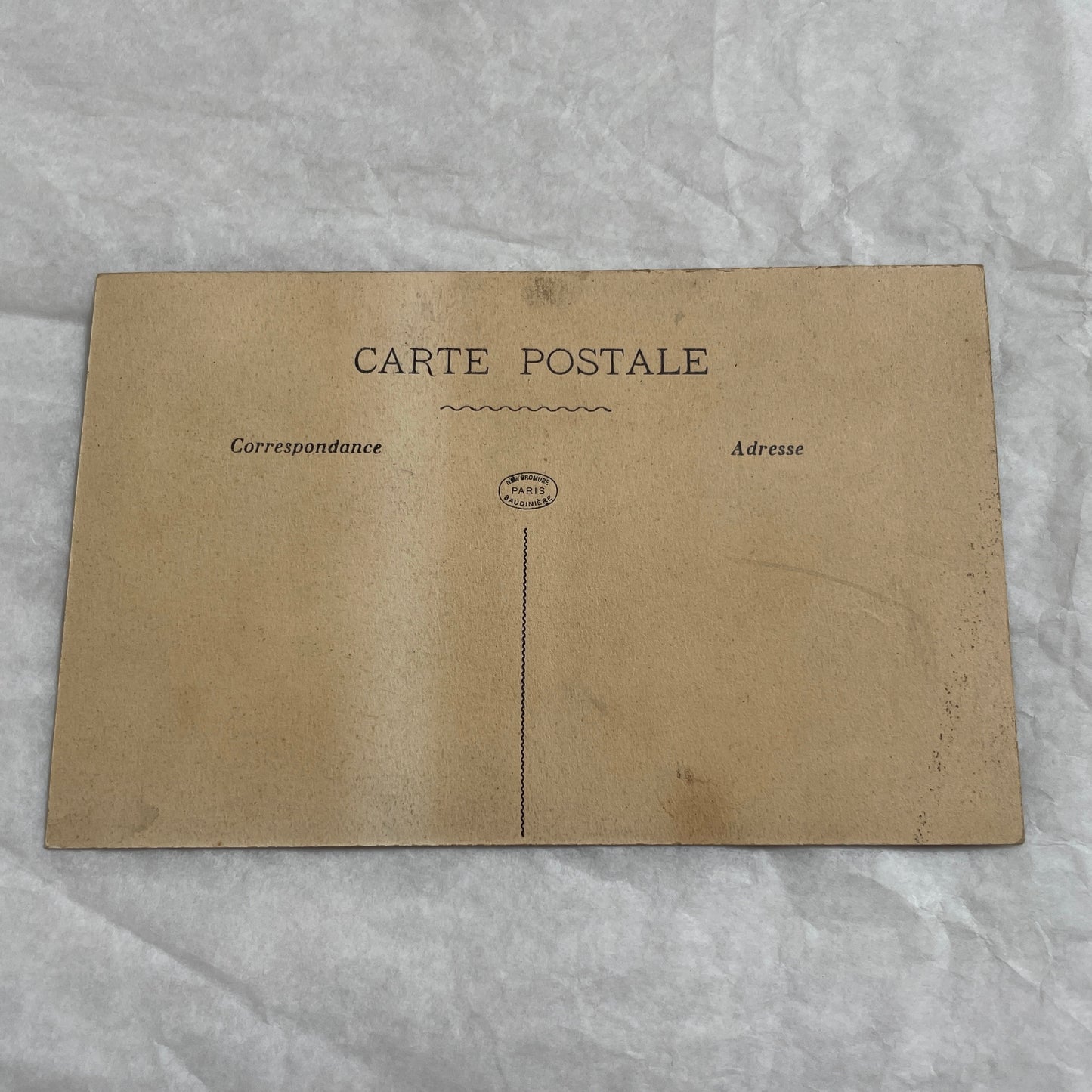 1910s - French Soldier Postcard - WWI Military Ephemera