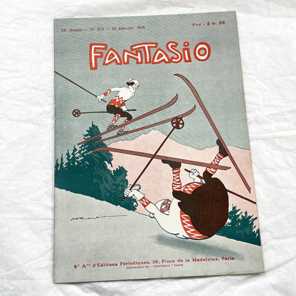 1930s - French magazine "Fantasio" with articles, photos, advertising, etc. - 1931 - 30 pages - 4 pages missing