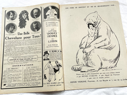1920s - French magazine "Fantasio" with articles, photos, advertising, etc. - 1924 - 36 pages