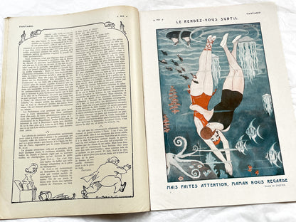 1920s - French magazine "Fantasio" with articles, photos, advertising, etc. - 1924 - 36 pages