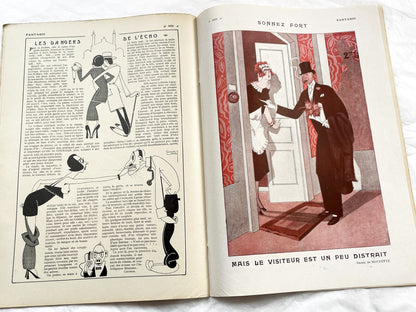 1920s - French magazine "Fantasio" with articles, photos, advertising, etc. - 1924 - 36 pages