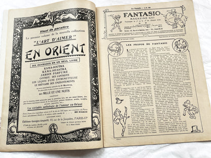 1920s - French magazine "Fantasio" with articles, photos, advertising, etc. - 1924 - 34 pages - 2 pages missing