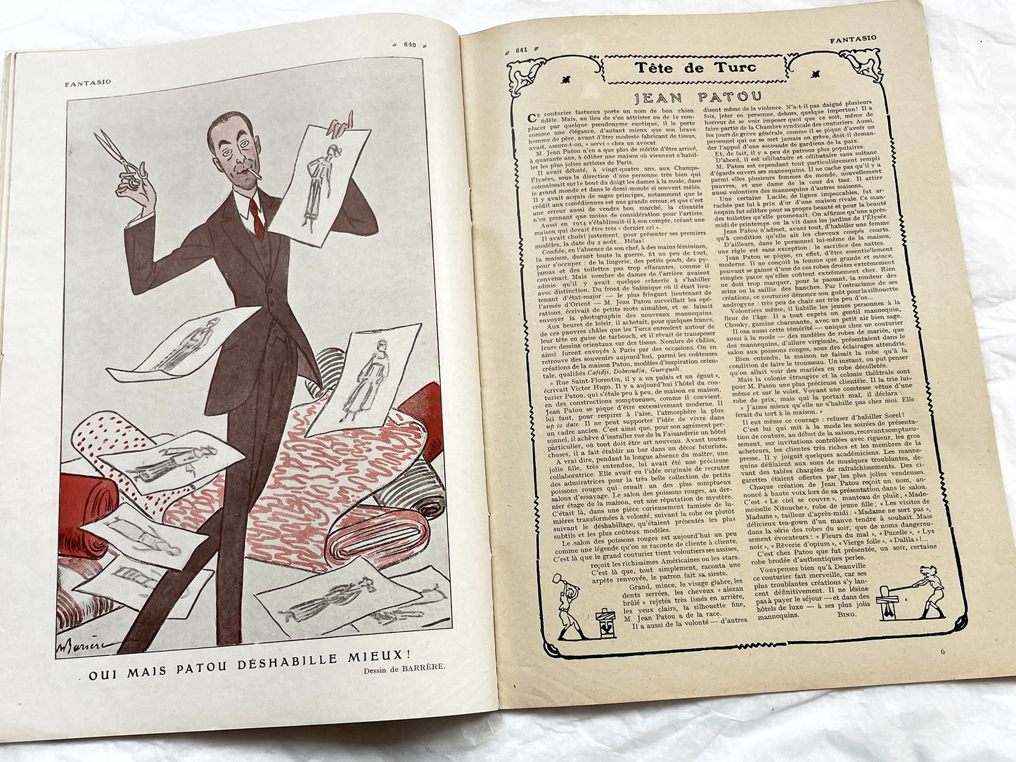 1920s - French magazine "Fantasio" with articles, photos, advertising, etc. - 1924 - 34 pages - 2 pages missing