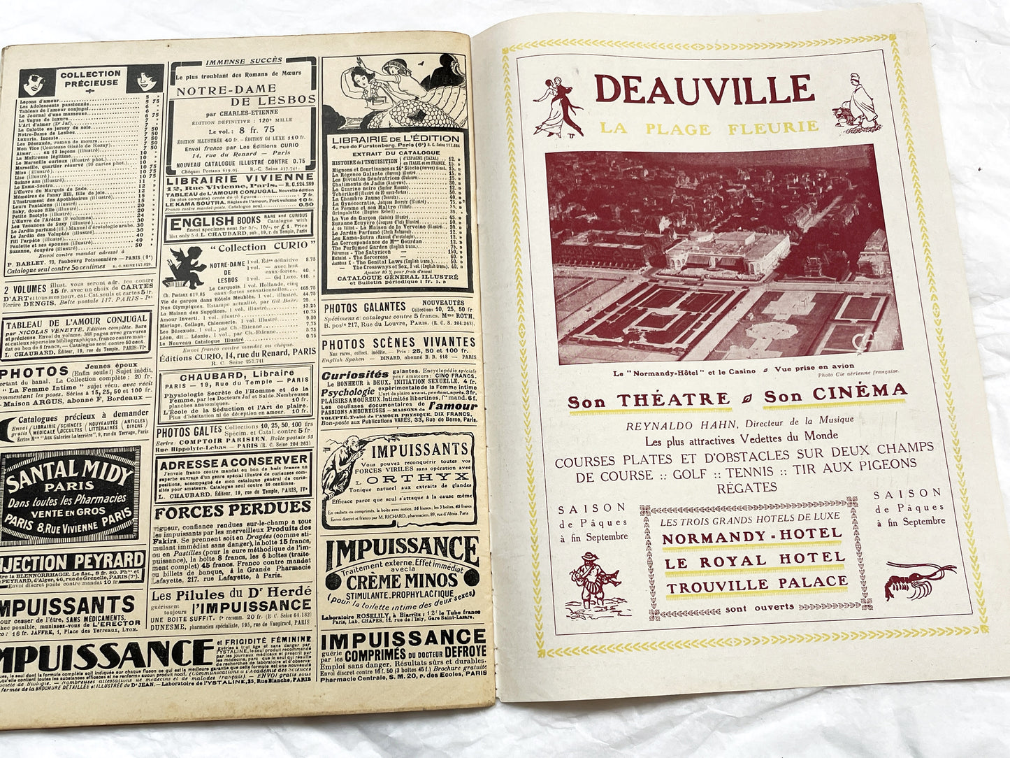 1920s - French magazine "Fantasio" with articles, photos, advertising, etc. - 1924 - 34 pages - 2 pages missing