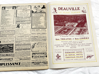 1920s - French magazine "Fantasio" with articles, photos, advertising, etc. - 1924 - 34 pages - 2 pages missing