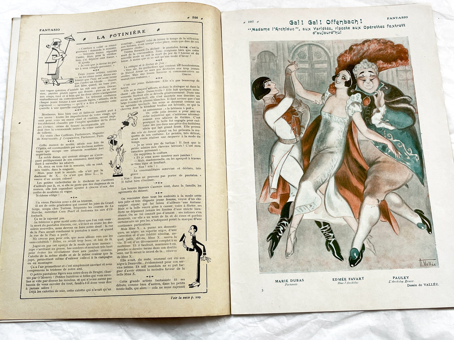 1920s - French magazine "Fantasio" with articles, photos, advertising, etc. - 1924 - 28 pages