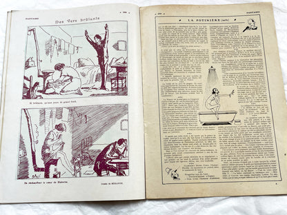 1920s - French magazine "Fantasio" with articles, photos, advertising, etc. - 1924 - 28 pages