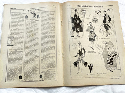 1920s - French magazine "Fantasio" with articles, photos, advertising, etc. - 1924 - 28 pages