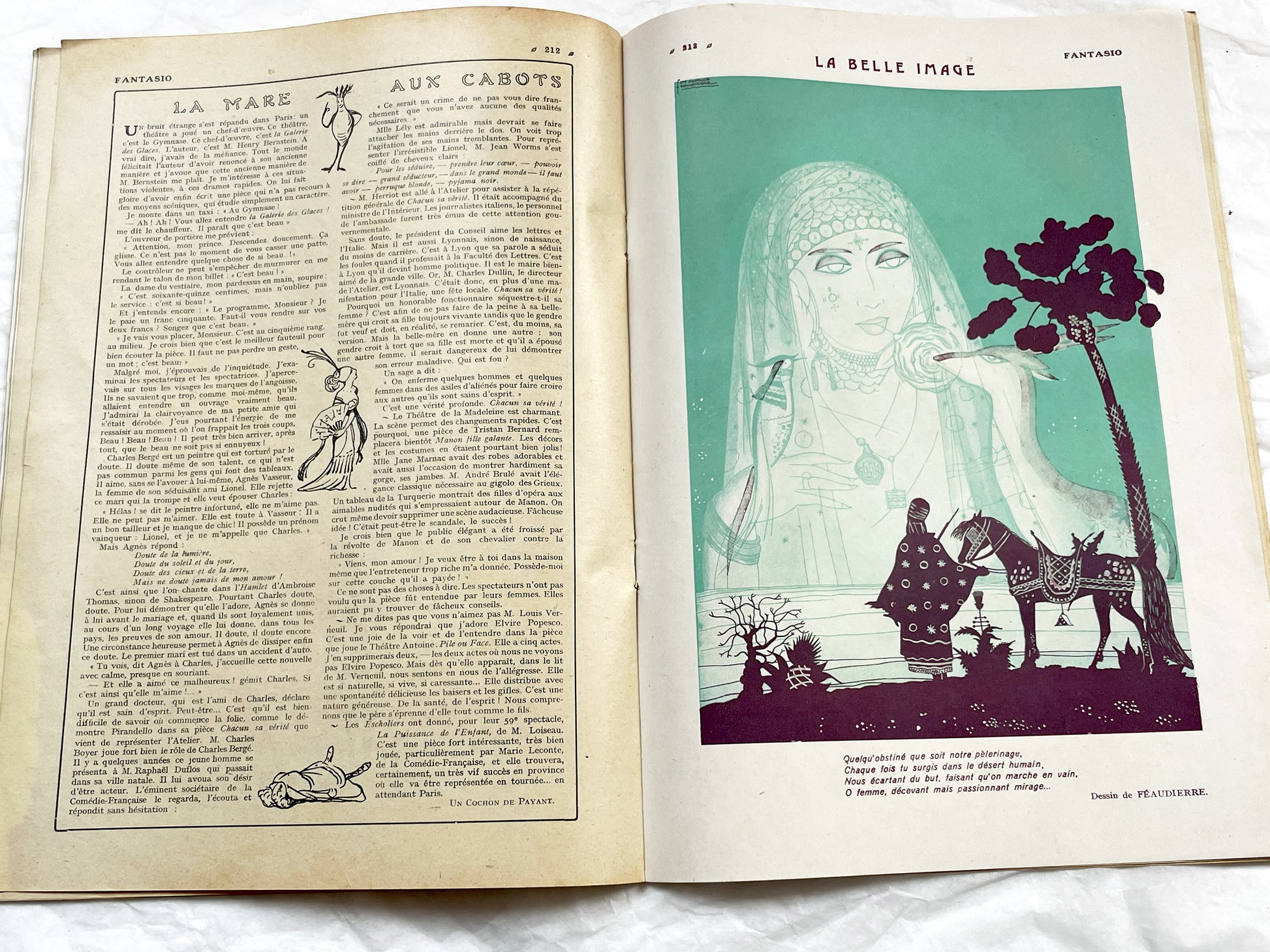 1920s - French magazine "Fantasio" with articles, photos, advertising, etc. - 1924 - 28 pages