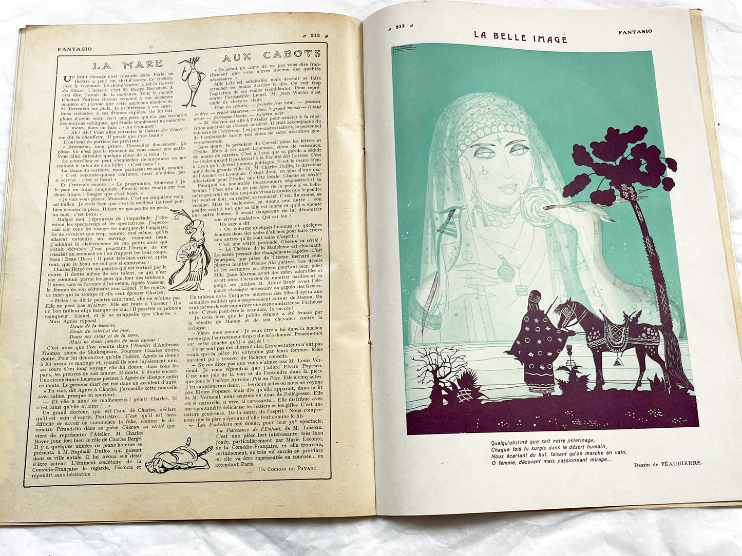 1920s - French magazine "Fantasio" with articles, photos, advertising, etc. - 1924 - 28 pages