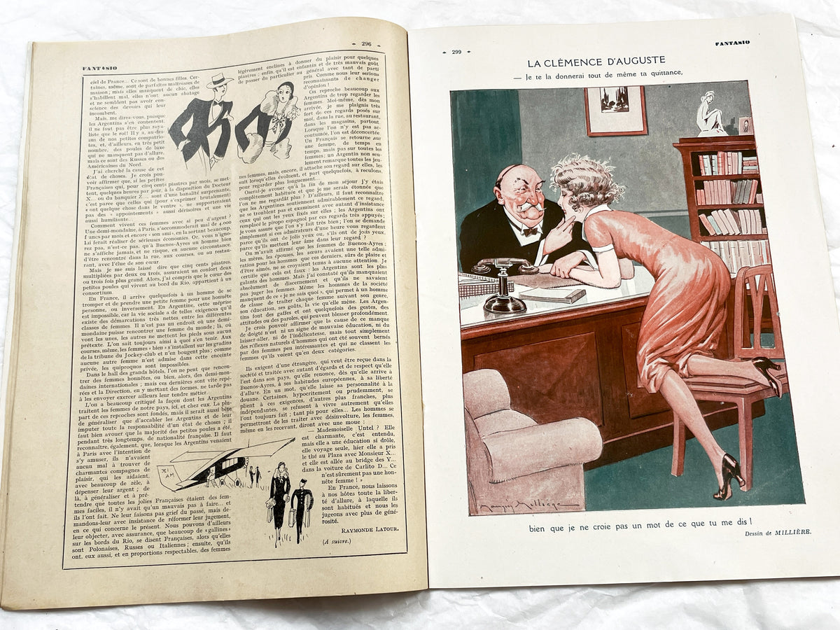 1930s - French magazine "Fantasio" with articles, photos, advertising, etc. - 1931 - 30 pages - 4 pages missing