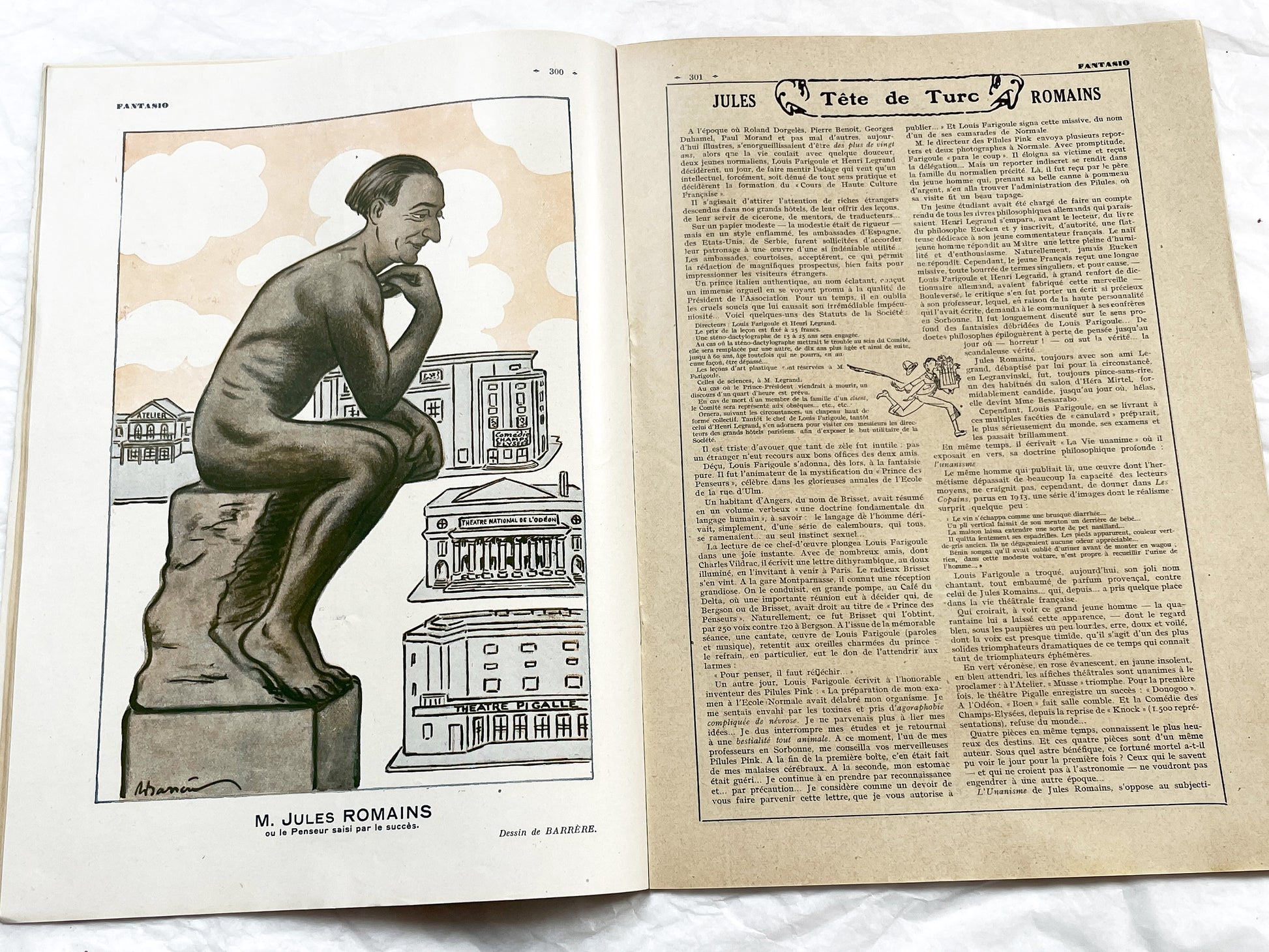 1930s - French magazine "Fantasio" with articles, photos, advertising, etc. - 1931 - 30 pages - 4 pages missing