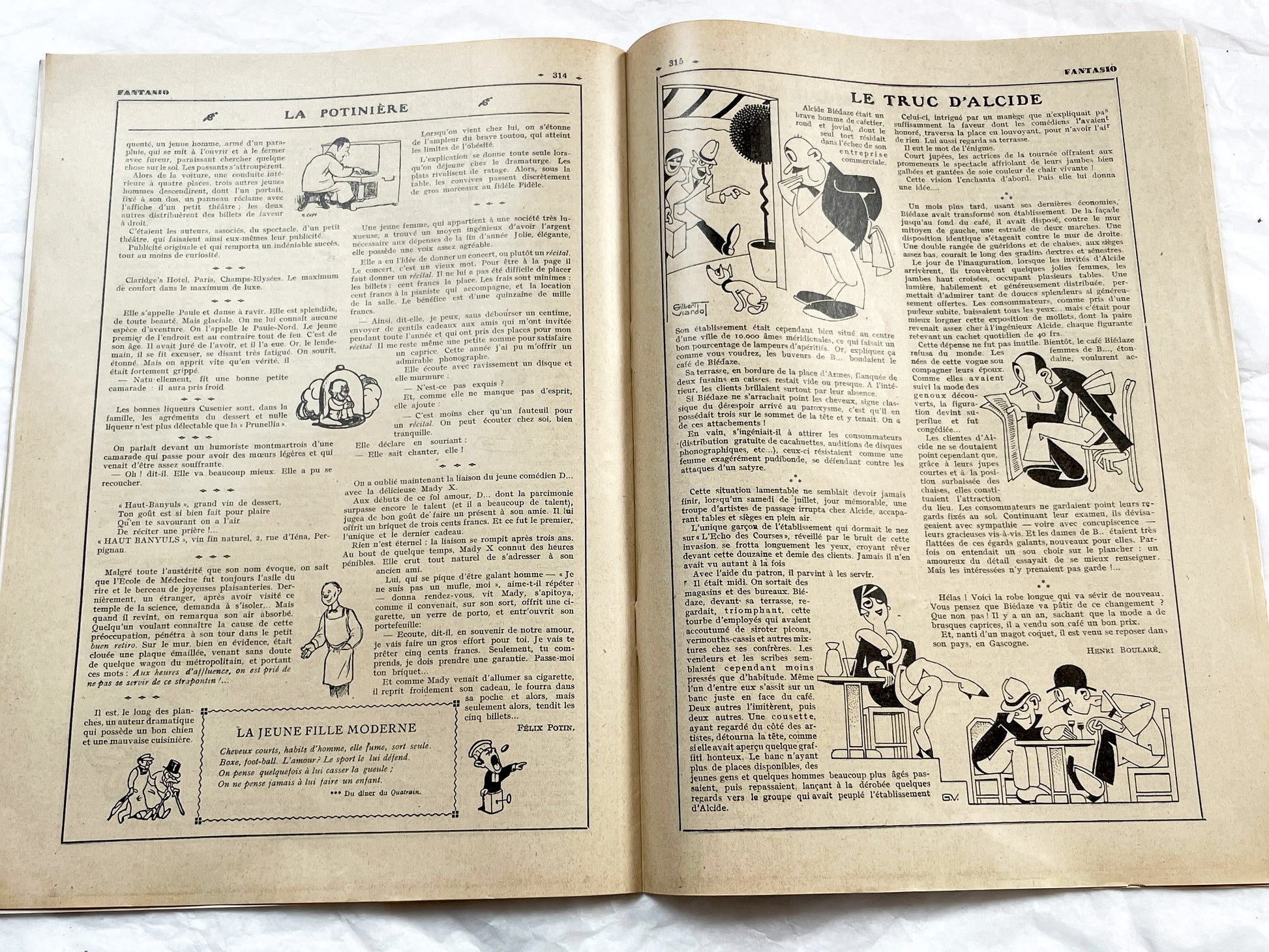 1930s - French magazine "Fantasio" with articles, photos, advertising, etc. - 1931 - 30 pages - 4 pages missing