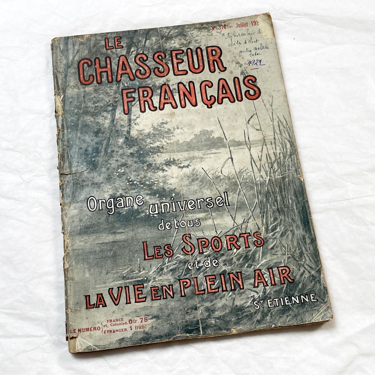 1920s – French Magazine - Le Chasseur Français - French vintage illustrated lifestyle & advertising publication