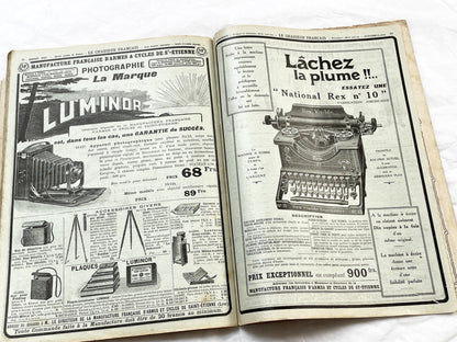 1920s – French Magazine - Le Chasseur Français - French vintage illustrated lifestyle & advertising publication