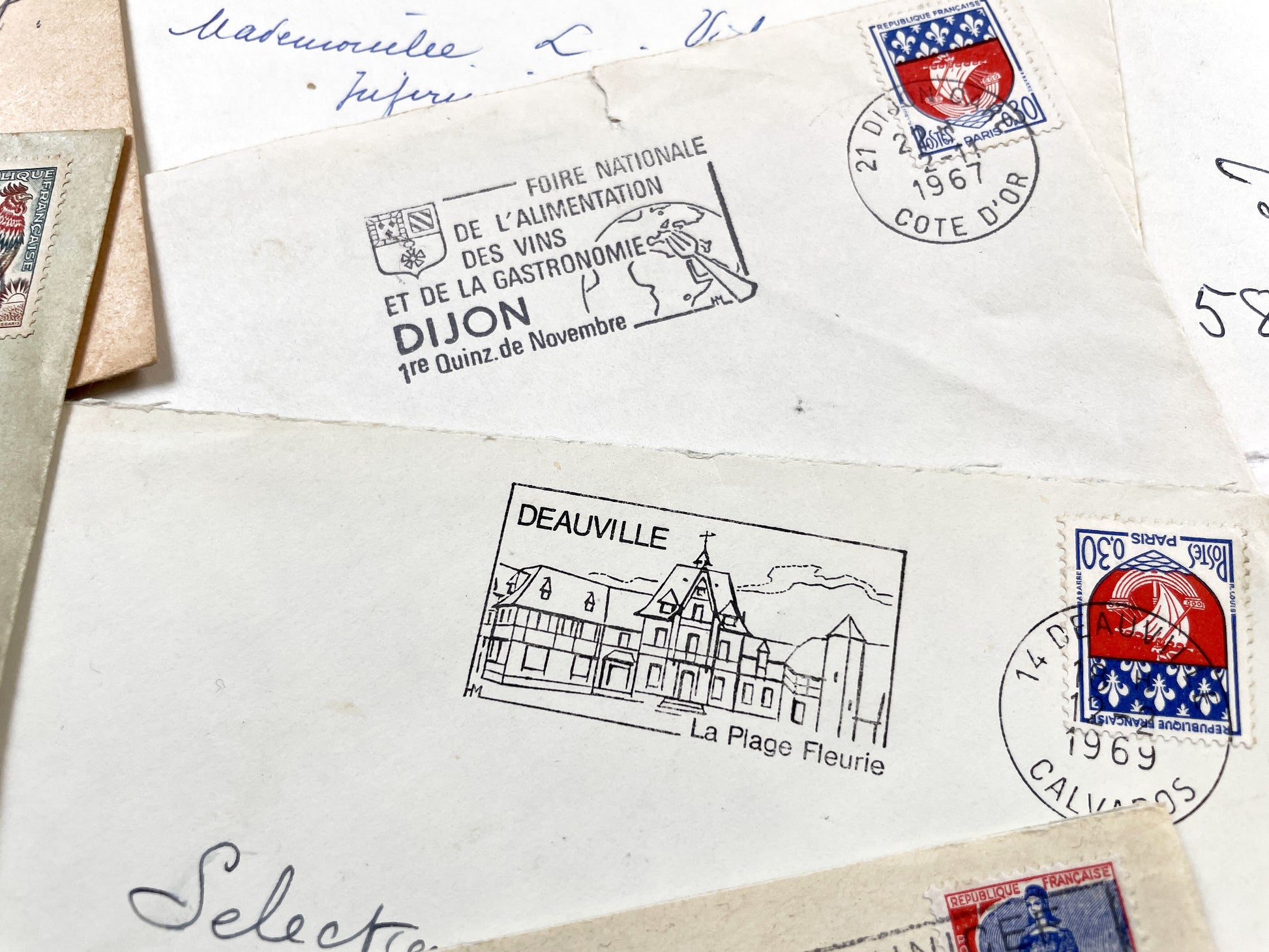 1960s - Lot of 20 Vintage French Envelopes – 1960s Ephemera for Junk Journals, Collage & Paper Crafts