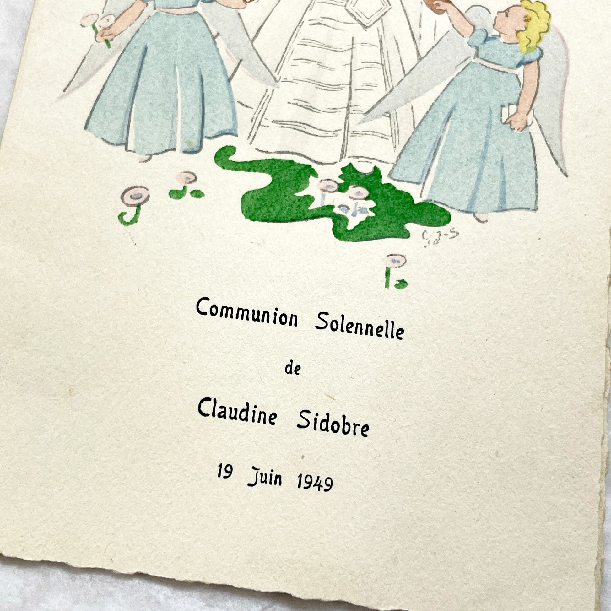 1940s - Vintage French Menu Cards - Elegant Dining Ephemera - Post-War Celebration Memorabilia - Collectible European Printables