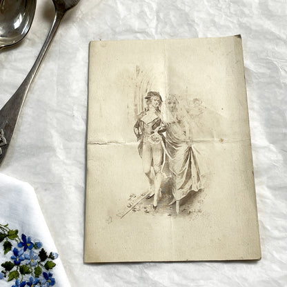 1920s - Antique French Menu From Restaurant Chandivert Flers - Elegant Wedding Dinner - Historic French Cuisine Collectible