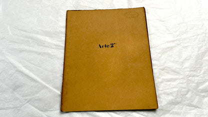 Late 19th century French play manuscript, 'Acte 2,' featuring elegant handwritten text on aged paper, a piece of theater hist