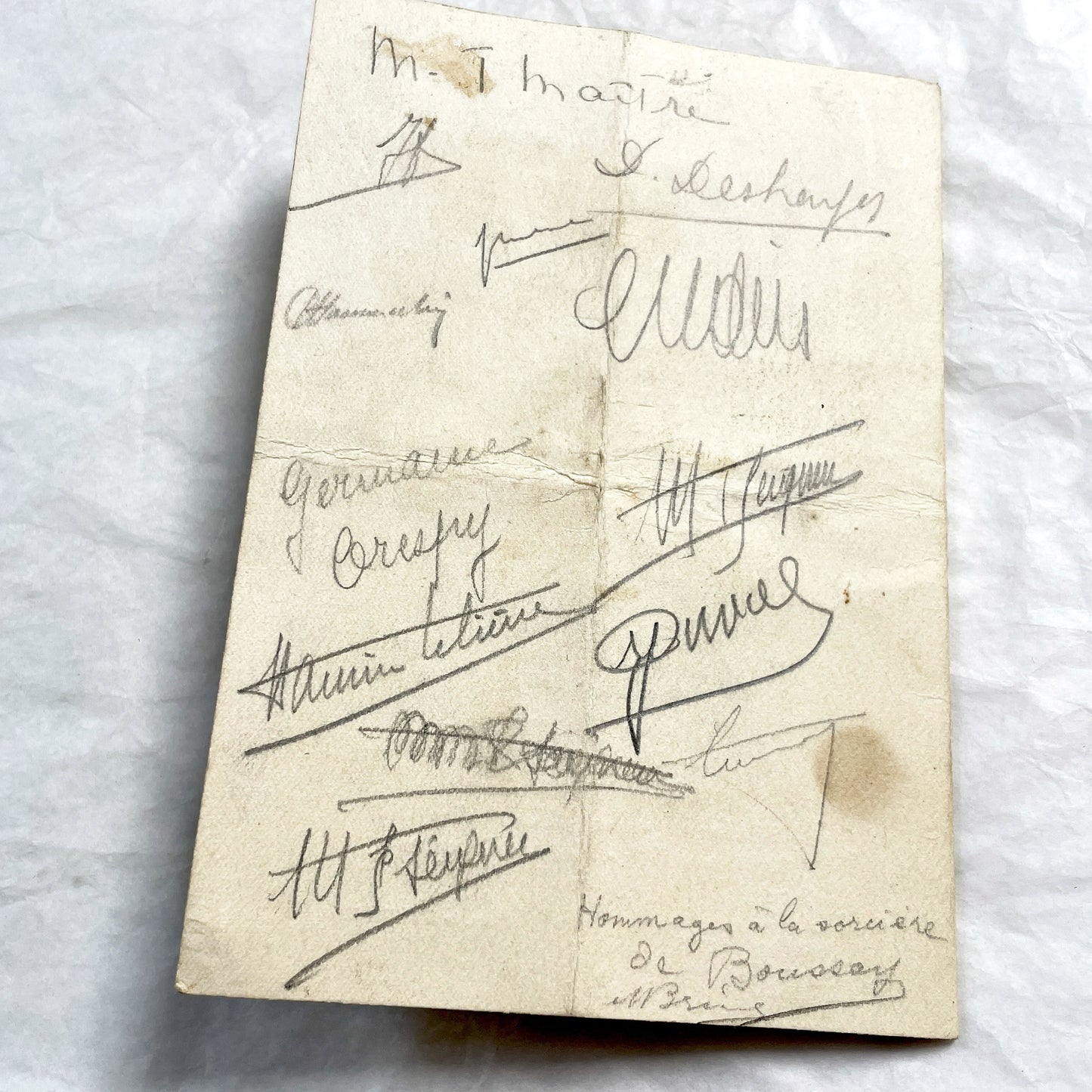 1920s - Antique French Menu From Restaurant Chandivert Flers - Elegant Wedding Dinner - Historic French Cuisine Collectible