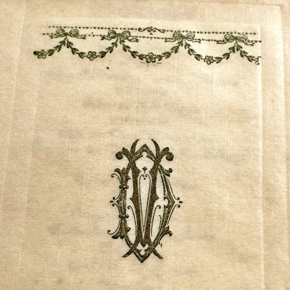 1920s - Antique French Dinner Menu Collectible - Formal Dining Ephemera - Vintage Restaurant Chandivert Caen - Historical Culinary Document
