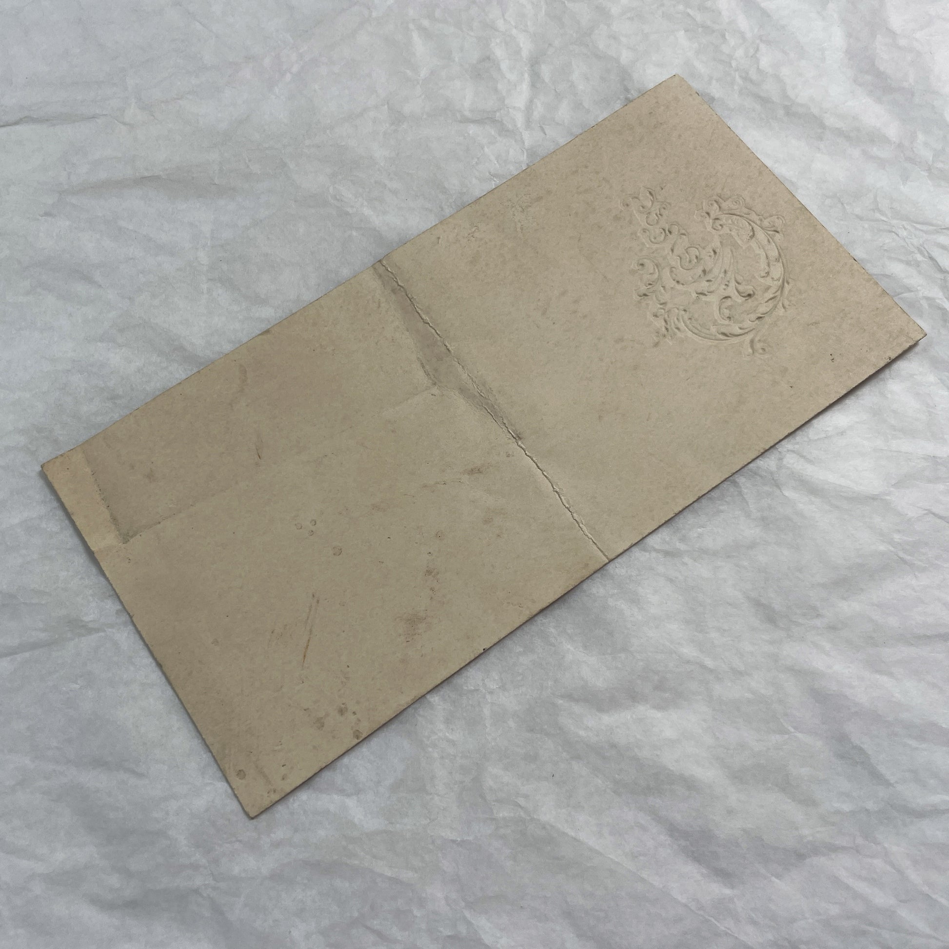 1920s - Vintage French Dinner Menu Ephemera - 1923 September 18 -  Elegant Formal Meal - Madeleine Charles