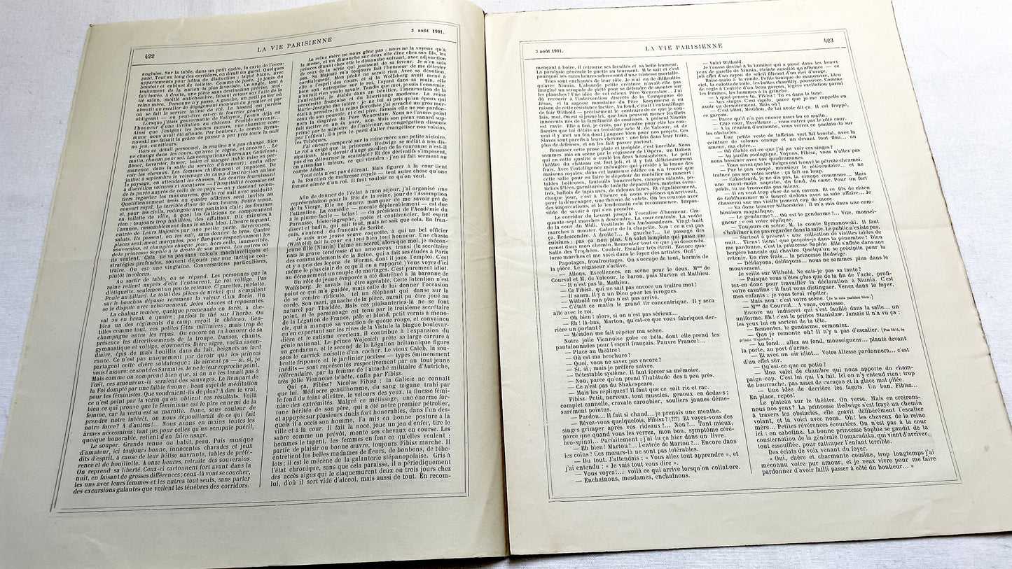 1900s - La Vie Parisienne French Illustrated Magazine - Belle Époque Satirical Journal - Paris Fashion & Art Review