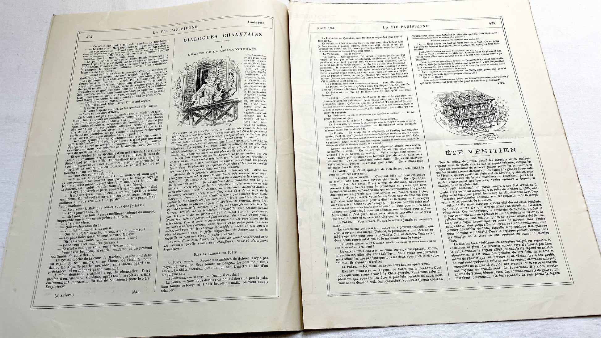 1900s - La Vie Parisienne French Illustrated Magazine - Belle Époque Satirical Journal - Paris Fashion & Art Review