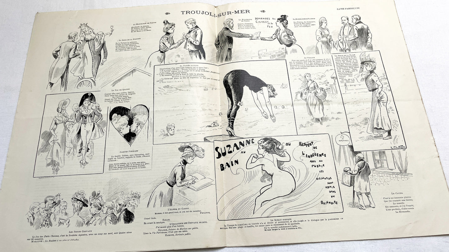 1900s - La Vie Parisienne French Illustrated Magazine - Belle Époque Satirical Journal - Paris Fashion & Art Review