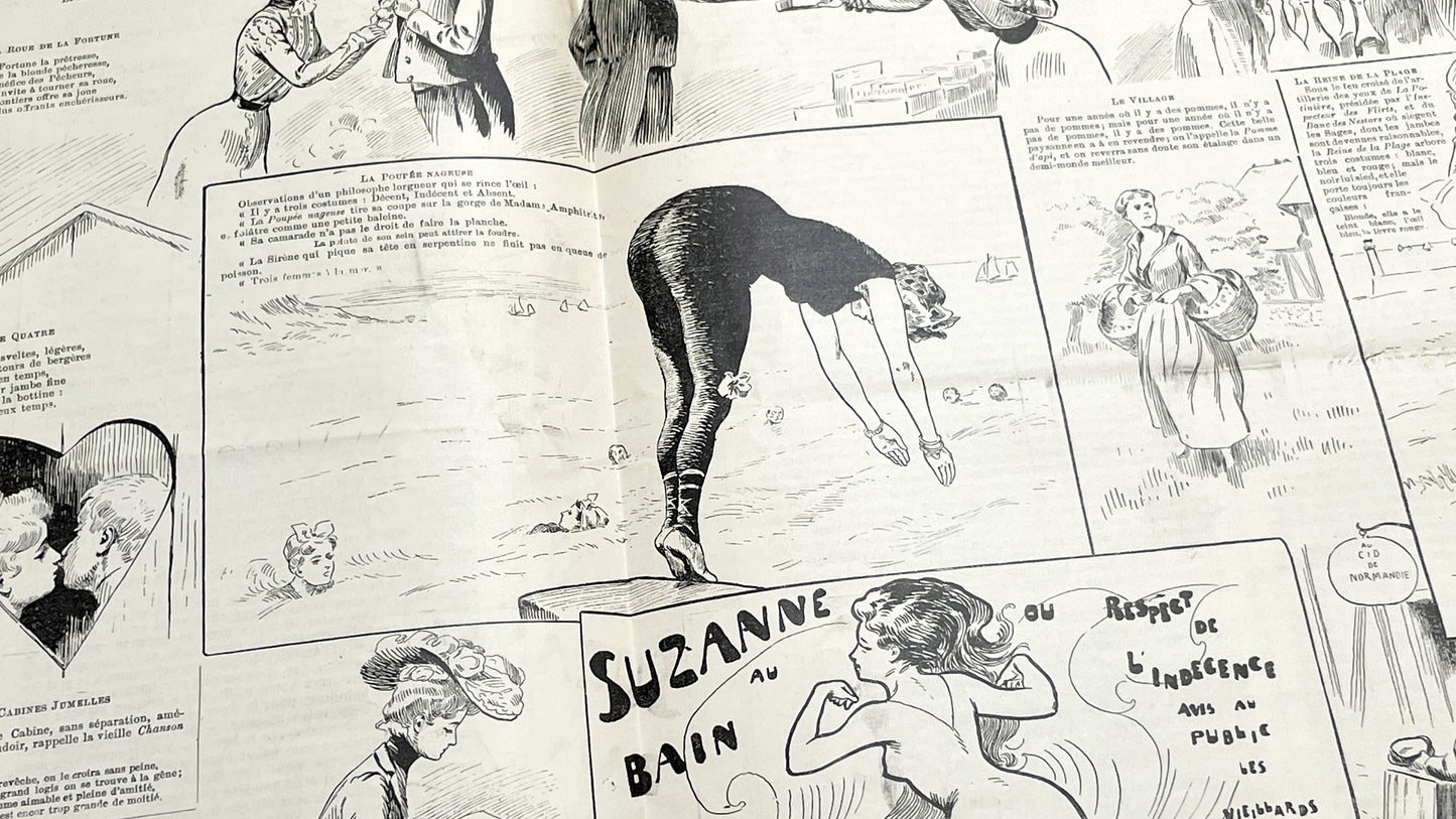 1900s - La Vie Parisienne French Illustrated Magazine - Belle Époque Satirical Journal - Paris Fashion & Art Review