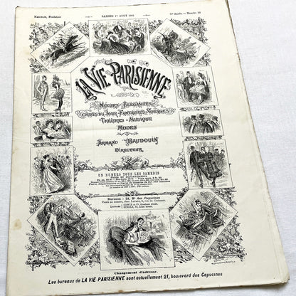 1900s - La Vie Parisienne French Illustrated Magazine - Belle Époque Satirical Journal - Paris Fashion & Art Review