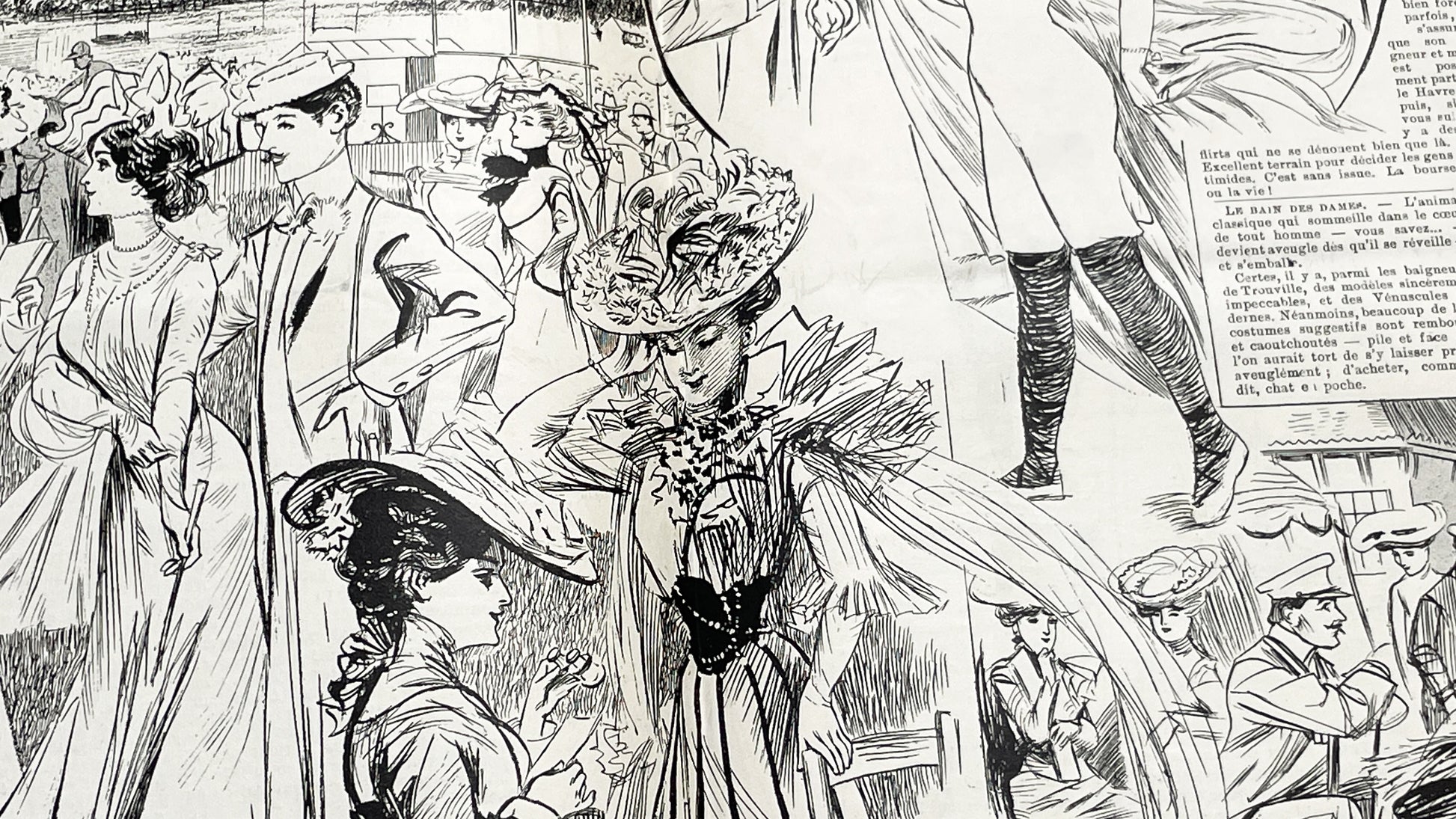 1900s - La Vie Parisienne French Illustrated Magazine - Belle Époque Satirical Journal - Paris Fashion & Art Review