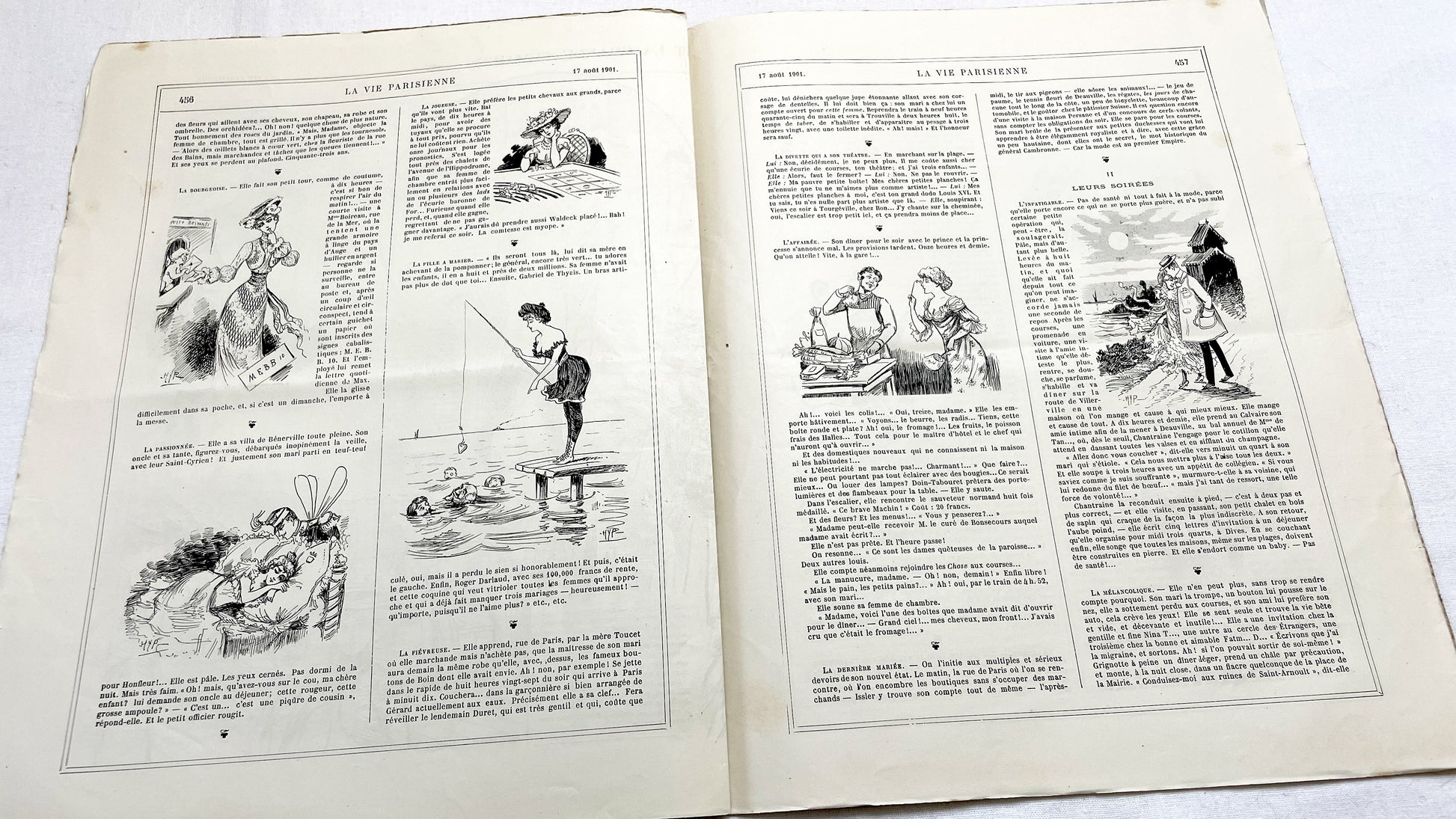 1900s - La Vie Parisienne French Illustrated Magazine - Belle Époque Satirical Journal - Paris Fashion & Art Review