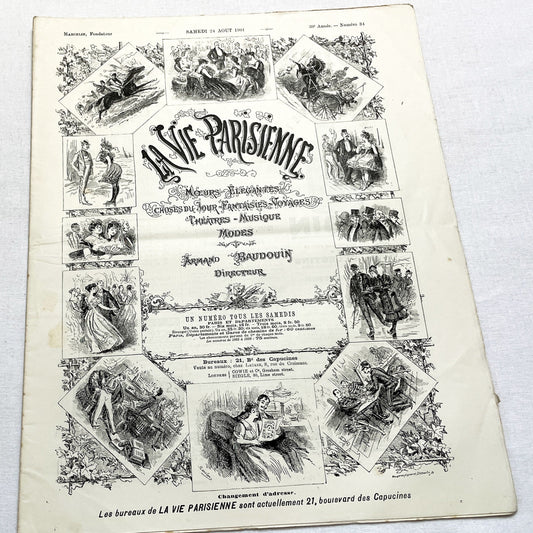 1900s - La Vie Parisienne French Illustrated Magazine - Belle Époque Satirical Journal - Paris Fashion & Art Review