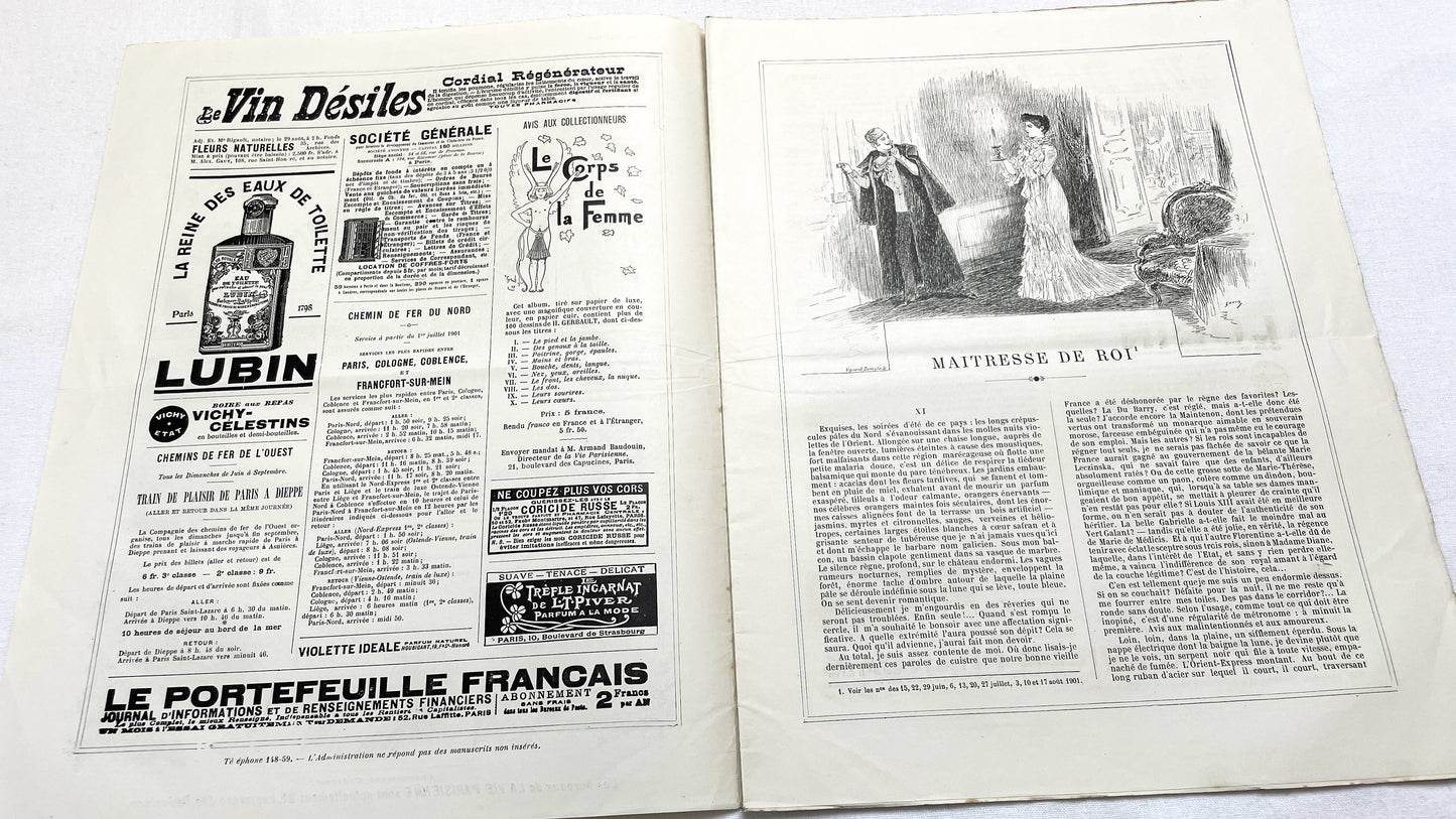 1900s - La Vie Parisienne French Illustrated Magazine - Belle Époque Satirical Journal - Paris Fashion & Art Review