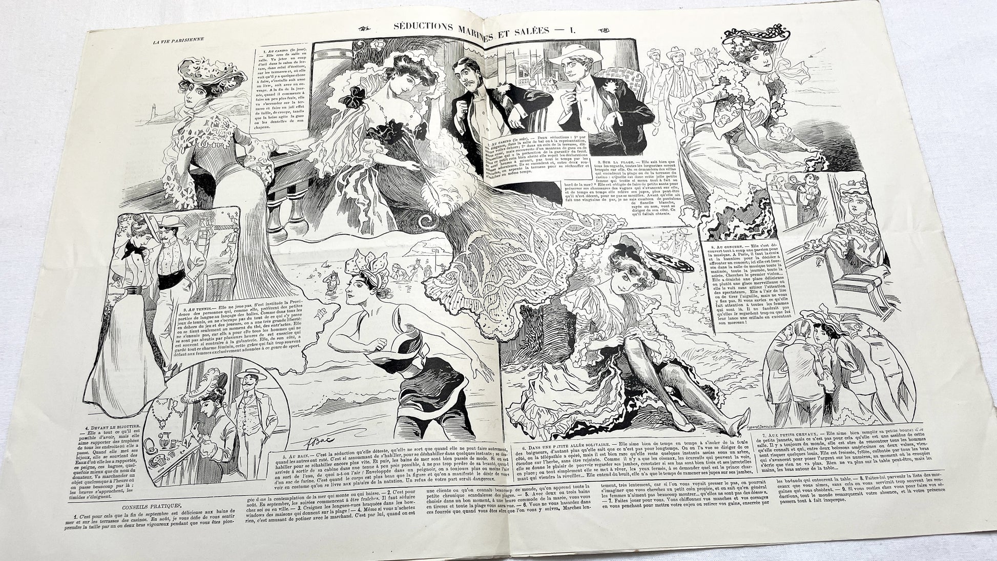 1900s - La Vie Parisienne French Illustrated Magazine - Belle Époque Satirical Journal - Paris Fashion & Art Review