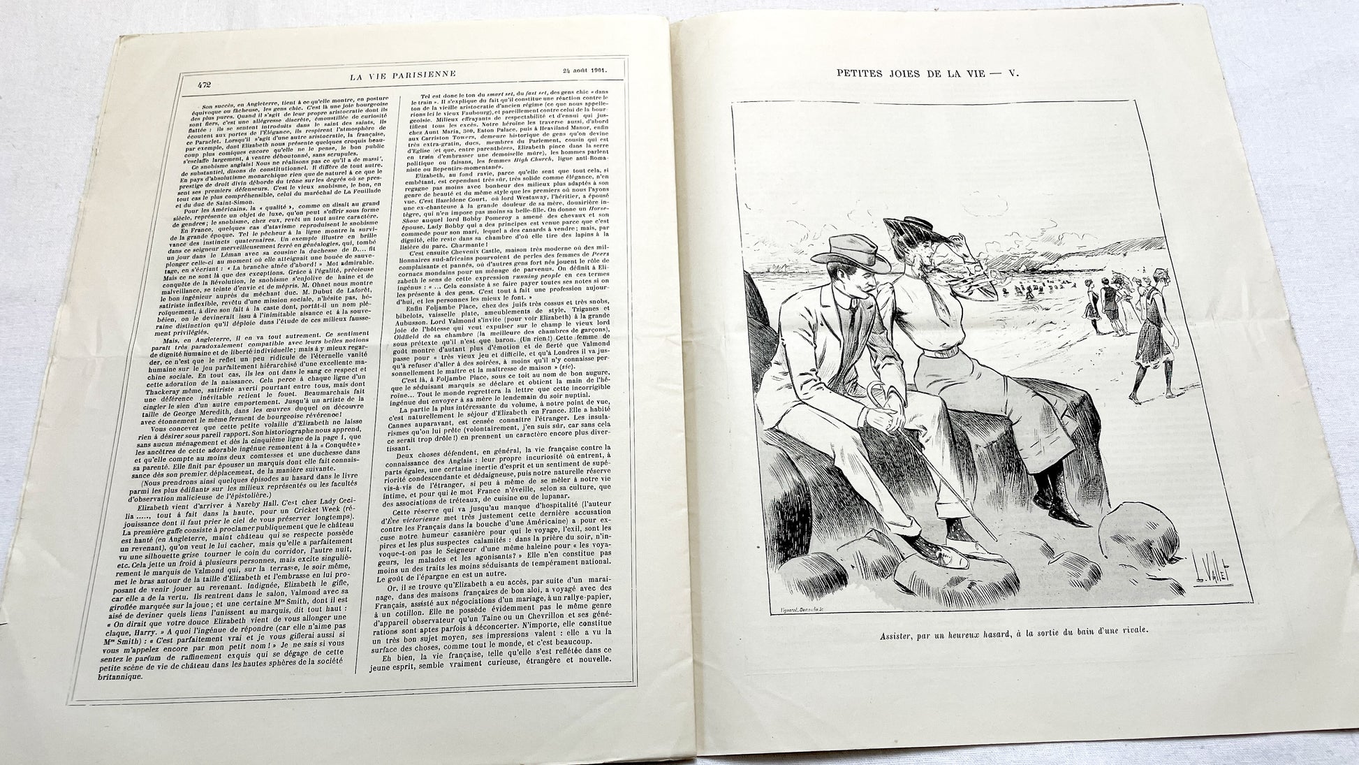1900s - La Vie Parisienne French Illustrated Magazine - Belle Époque Satirical Journal - Paris Fashion & Art Review