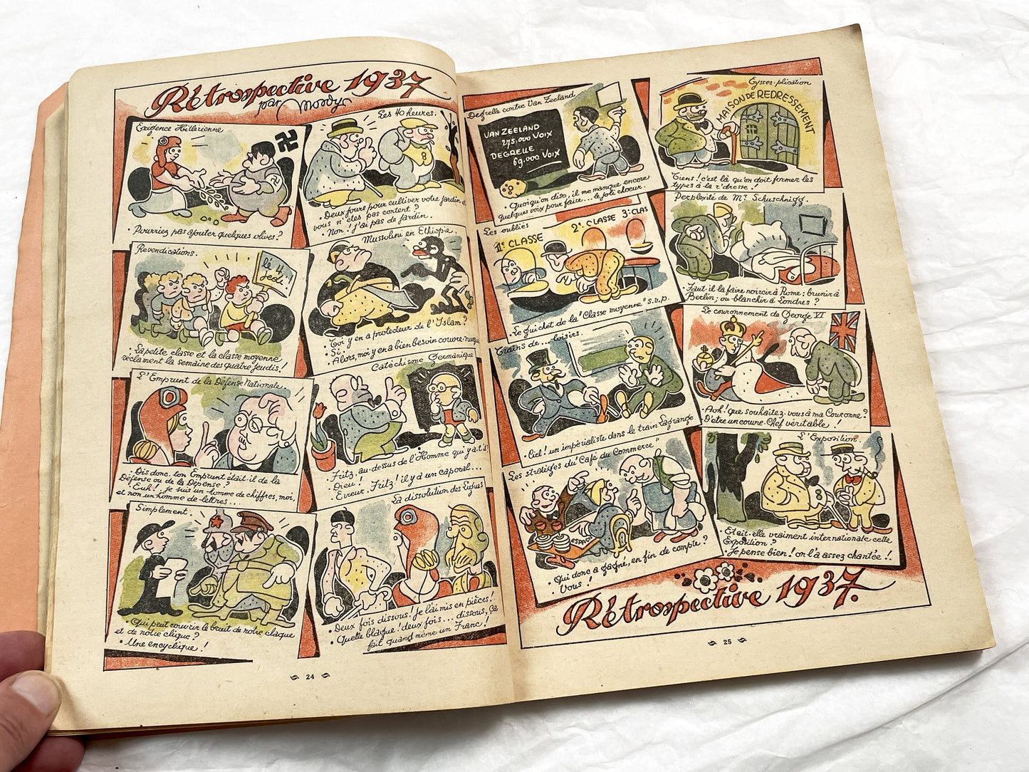 1930s - Vintage French Almanac 1938 - Illustrated Catholic Historical Annual - Paris Bonne Presse Religious Chronicle Pre-WWII Era