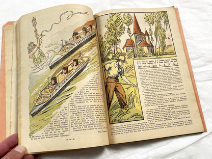1930s - Vintage French Almanac 1938 - Illustrated Catholic Historical Annual - Paris Bonne Presse Religious Chronicle Pre-WWII Era