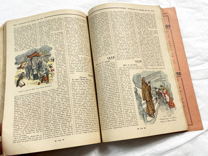 1930s - Vintage French Almanac 1938 - Illustrated Catholic Historical Annual - Paris Bonne Presse Religious Chronicle Pre-WWII Era