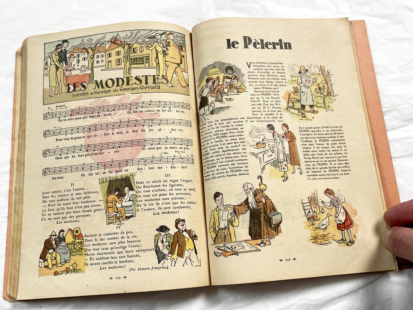 1930s - Vintage French Almanac 1938 - Illustrated Catholic Historical Annual - Paris Bonne Presse Religious Chronicle Pre-WWII Era