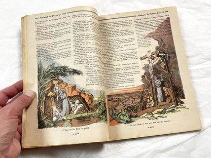 1930s - Vintage French Religious Almanac - Catholic Almanac - Illustrated Annual Book - Maison de la Bonne Presse - Historical - Collectible