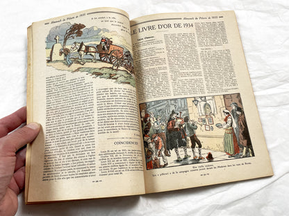 1930s - Vintage French Religious Almanac - Catholic Almanac - Illustrated Annual Book - Maison de la Bonne Presse - Historical - Collectible