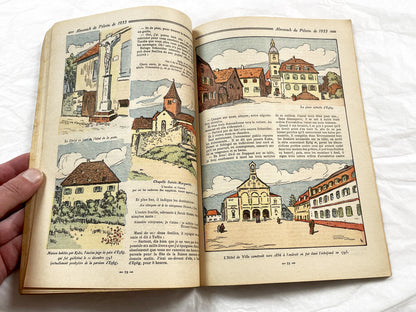 1930s - Antique 1933 French Catholic Pelerin Almanac - Vintage Religious Publication - Illustrated Calendar - Paris Good Press Collectible