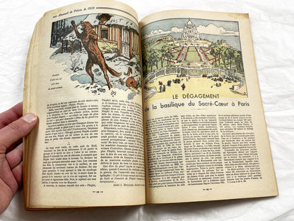 1930s - Antique 1933 French Catholic Pelerin Almanac - Vintage Religious Publication - Illustrated Calendar - Paris Good Press Collectible